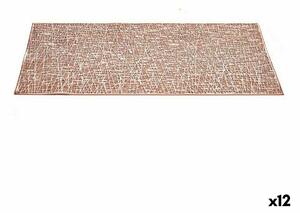 14977 Prostírání Růžový Plastické (45 x 0,01 x 30 cm) (12 kusů)