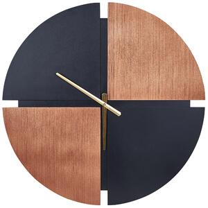 Nástěnné hodiny ARAMON 60 cm Hnědá/Černá
