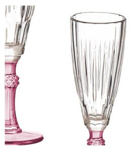 Vivalto Sklenka na šampaňské Sklo Růžový 6 kusů (170 ml)