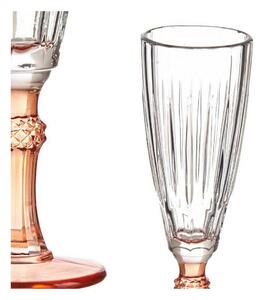 Vivalto Sklenka na šampaňské Exotic Sklo Lososová 6 kusů (170 ml)
