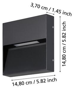 Eglo 900889 - LED Venkovní nástěnné svítidlo MARUGGIO LED/4,8W/230V IP65