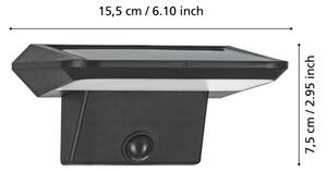 Eglo 48944- LED Solární nástěnné svítidlo se senzorem PORRASSA LED/20W/3,7V IP44