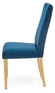 Jídelní židle DIAGU 3 dub medový/modrá