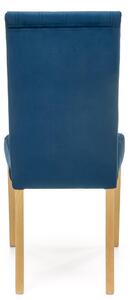Jídelní židle DIAGU 3 dub medový/modrá