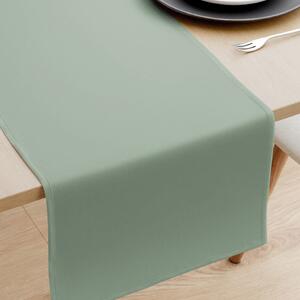 Goldea běhoun na stůl 100% bavlněné plátno - šalvějově zelený 35x140 cm