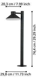 Eglo 900689 - LED Venkovní lampa NINNARELLA 1xGU10/4,6W/230V IP44