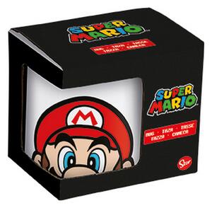 Hrnek Super Mario Bílý Keramický Červený (350 ml)