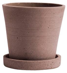 Květináč Flowerpot s podmiskou Terracotta S HAY