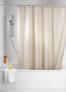 Sprchový závěs, textilní, barva béžová, 180x200 cm, WENKO
