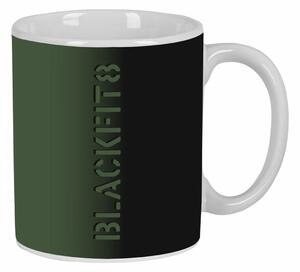 4257 Hrnek BlackFit8 Gradient Keramický Černý Vojenská zelená (350 ml)