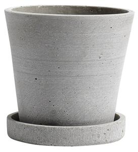 Květináč Flowerpot s podmiskou Grey S HAY