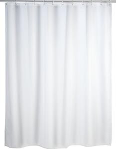 Sprchový závěs, textilní, barva bílá, 180x200 cm, WENKO