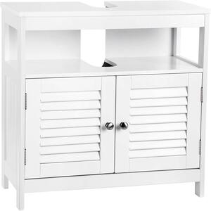 SKŘÍŇKA POD UMYVADLO, bílá, bílá, 60/60/30 cm MID.YOU - Koupelnové série, Online Only