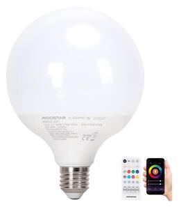 LED RGBW Stmívatelná žárovka MESH G120 E27/4,9W/230V 2700-6500K + DO - Aigostar