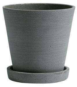 Květináč Flowerpot s podmiskou Green M HAY