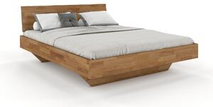 Dubová postel Fred Classic 140x200 cm, dub, masiv