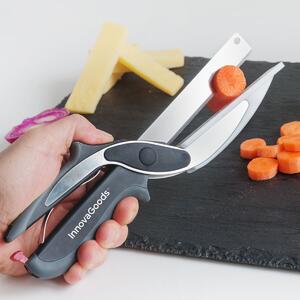 InnovaGoods Nůžky s Nožem a Mini Krájecím Prkénkem Scible
