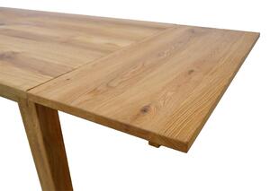 Jídelní stůl Massivo 140, divoký dub, masiv (140x90 cm)