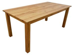 Jídelní stůl Massivo 180, divoký dub, masiv (180x90 cm)