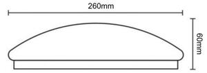 LED Stropní svítidlo se senzorem OPAL LED/12W/230V 4000K