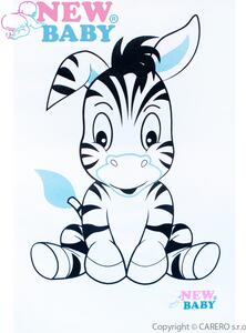 Dětské křeslo New Baby Zebra modré