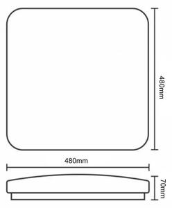LED Stropní svítidlo OPAL LED/48W/230V 3000-6500K + dálkové ovládání