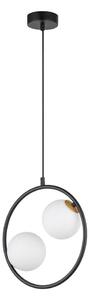 Lustr na lanku AQUA 2xG9/12W/230V černá