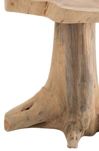 Přírodní odkládací stolek Amy z teakového dřeva - 40*38*41cm
