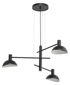 Lustr na lanku ARTIS 3xE14/40W/230V černá