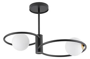 Lustr na tyči AQUA 2xG9/12W/230V černá