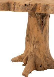 Přírodní odkládací stolek Amy z teakového dřeva - 55*55*45cm