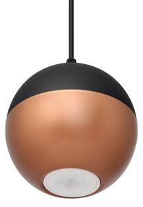 LED Lustr na lanku MIDWAY 3xGU10/4,8W/230V černá/měděná