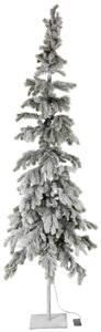 Vánoční zasněžený stromek s led světýlky Snowy - 100*220 cm