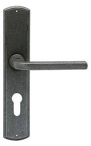 Dveřní kování COBRA DORTMUND (K), klika-klika, Otvor pro obyčejný klíč BB, COBRA K (kované kování), 90 mm