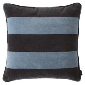 Sametový polštář Velvet Anthracite Blue Oyoy