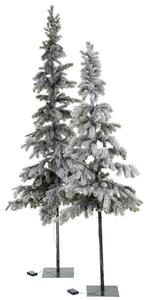 Vánoční zasněžený stromek s led světýlky Snowy - 85*180 cm