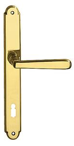 Dveřní kování TWIN ALT WIEN PW 3000 (A), klika-klika, WC klíč, Twin A (mosaz leštěná), 90 mm