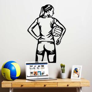 DUBLEZ | Sportovní obraz na zeď - Volejbalistka