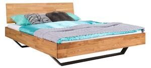 Dubová postel Wigo Classic 140x200 cm, dub, masiv