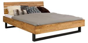 Dubová postel Prado Style 140x200 cm, dub, masiv