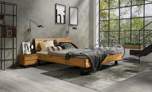 Dubová postel Prado Classic 180x200 cm, dub, masiv