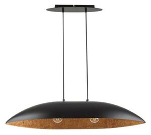 Lustr na lanku GONDOLA 2xE27/60W/230V černá/měděná