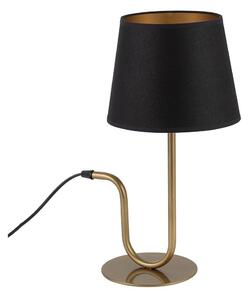 Stolní lampa VOLUTTO 1xE27/60W/230V černá/měděná
