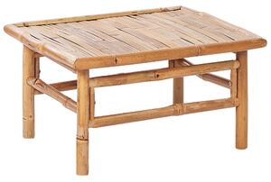 Zahradní konferenční stolek CERRETO 55 cm 64 cm Bambus Hnědá