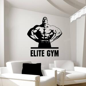 Živá Zeď Samolepka Elite Gym Barva: černá