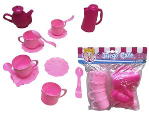 BigBuy Fun kávová sada Růžový Hračka 14 Díly Plastické