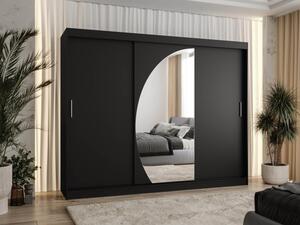 Šatní skříň Grilion 250, Barva: černá, Zásuvky: Ne 5903211418426