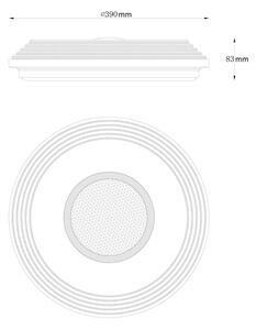 Globo 41293-24 - LED Stmívatelné stropní svítidlo LED/24W/230V 2700-6500K + DO