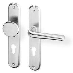 Dveřní kování ACT Sira OV ECO (NEREZ), klika-klika, Otvor pro obyčejný klíč BB, AC-T Nerez, 72 mm