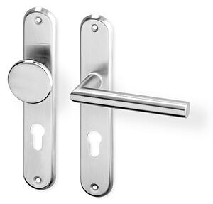 Dveřní kování ACT Tipa OV ECO (NEREZ), klika-klika, Otvor pro obyčejný klíč BB, AC-T Nerez, 72 mm